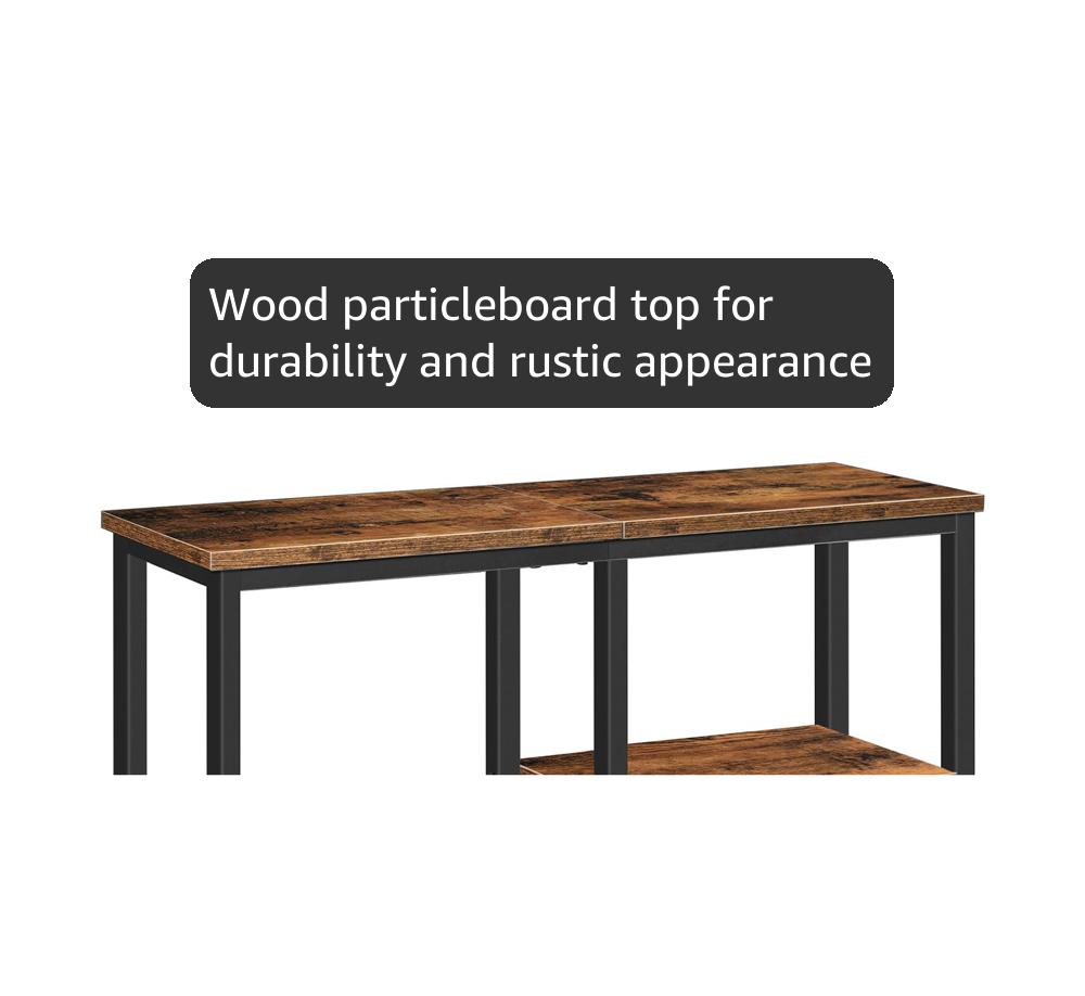 Amazon.com: HOOBRO Narrow Console Table, Sofa Table, 4-Tier