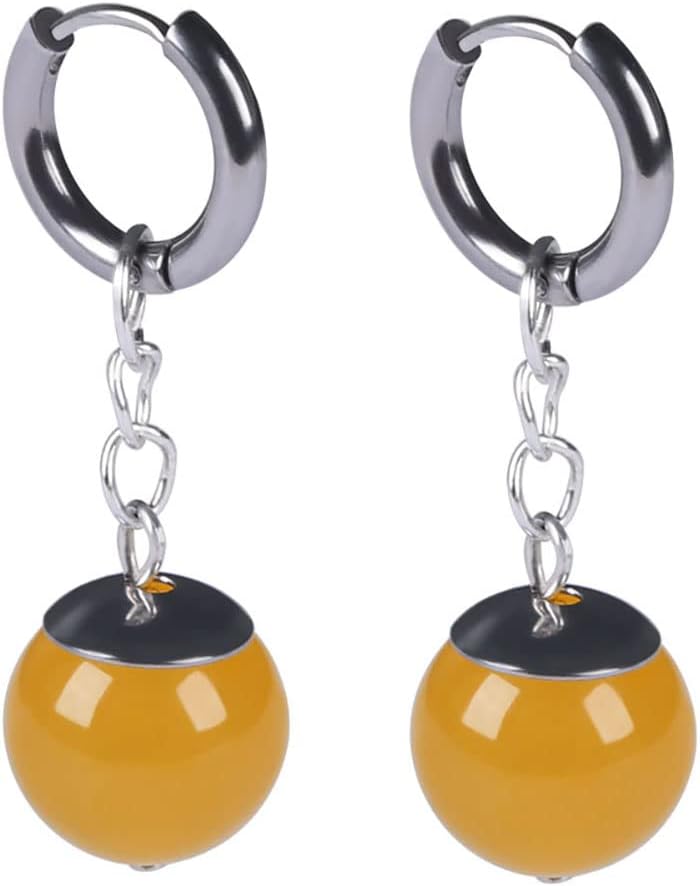 1 Pair of Anime Cartoon Vegetto Potara Ball Black Son Goku Zamasu Cos Earrings Ear Clip Cuff