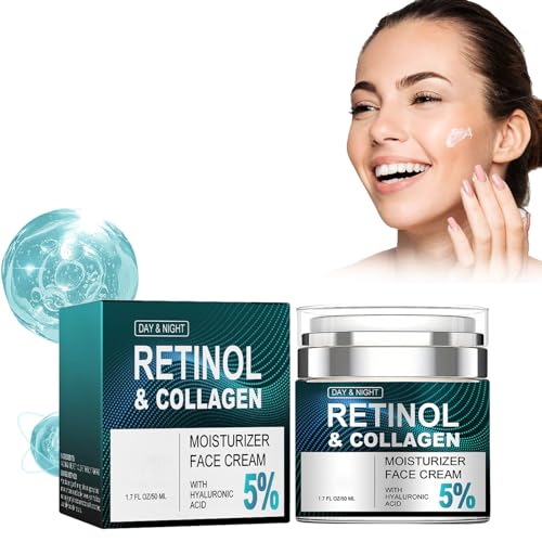 Crema Viso con Retinolo e Collagene, Crema Antirughe Al Retinolo,
