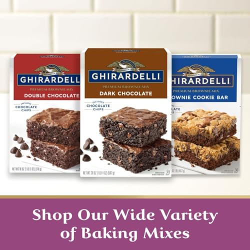 Image of Ghirardelli Chocolate Supreme Premium Brownie Mix, Includes Chocolate Syrup, 18.75 oz Box