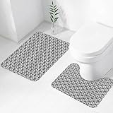🌈 FACTEUR DE BIEN-ÊTRE – Douceur et sérénité dans votre salle de bain. Grâce aux microfibres particulièrement douces sous vos pieds vous allez bien commencer commencer vos journées. Une sensation confortable et chaleureuse. Notre ensemble de tapis de bain 2 pièces comprend 1 tapis de bain (dimensions 50x80 cm) et 1 tapis avant WC (dimensions 50x40 cm)
