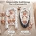 Baby Lounger for Newborn, Baby Lounger Covers & Soft Baby Nest Cover Babies Essentials Gifts,Dock A Tot Portable Infant Lounger