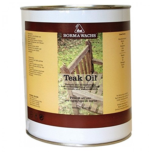 Teak Möbel Garten Teakholz Öl Borma Holzschutz Innen Außen 5 Liter Teak Öl
