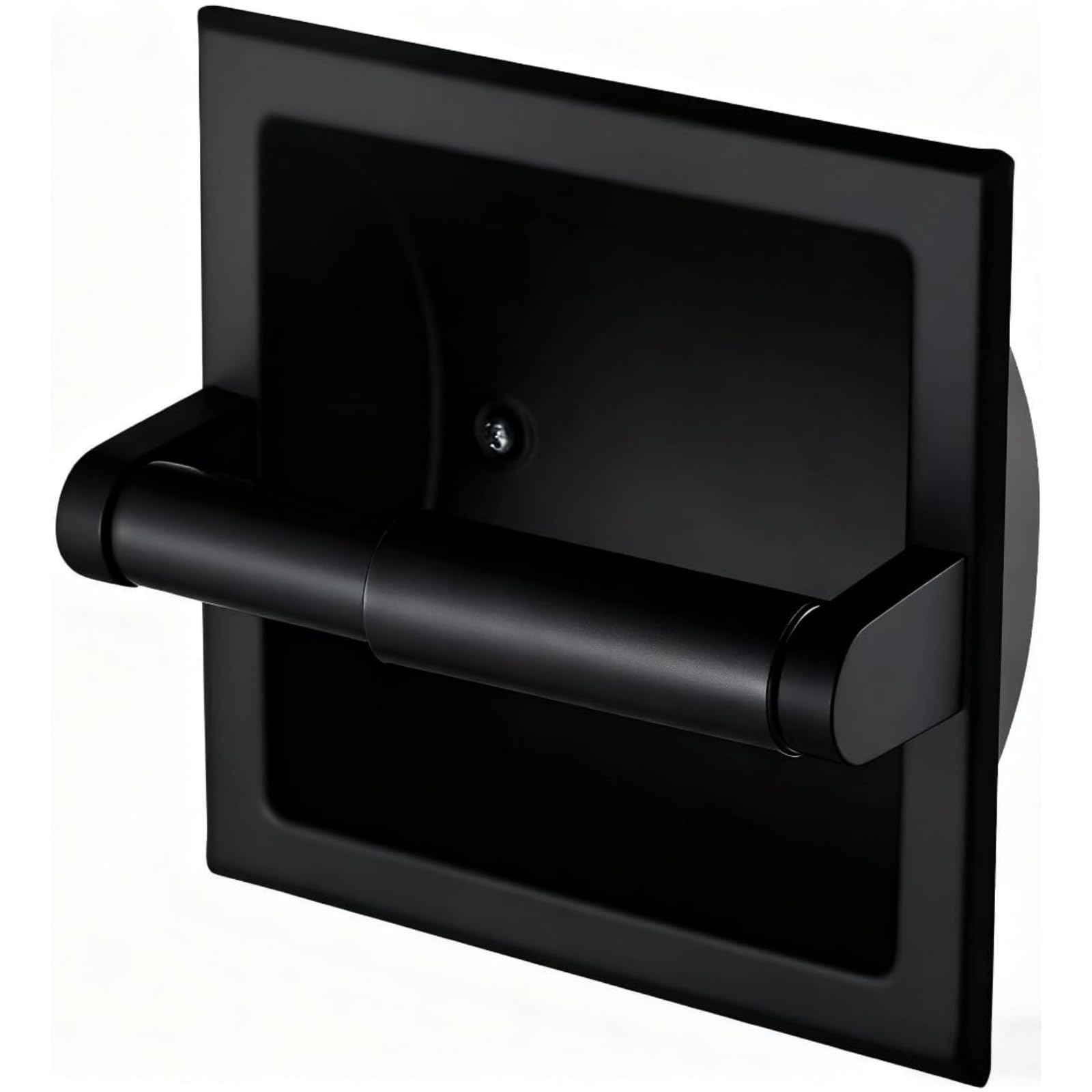 Double Toilet Paper Holder with Shelf, Wall Mounted Toilet Paper Holder — Amazon image 19