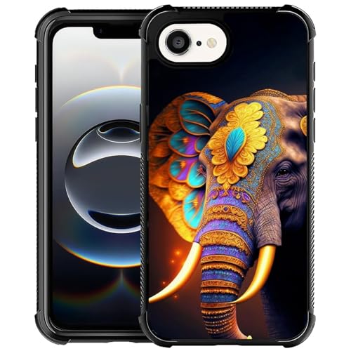 Coque iPhone 16e éléphant antichoc avec pare-chocs angles renforcés