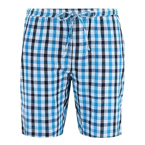 Ten West Apparel Men's Plaid Lounge Shorts
