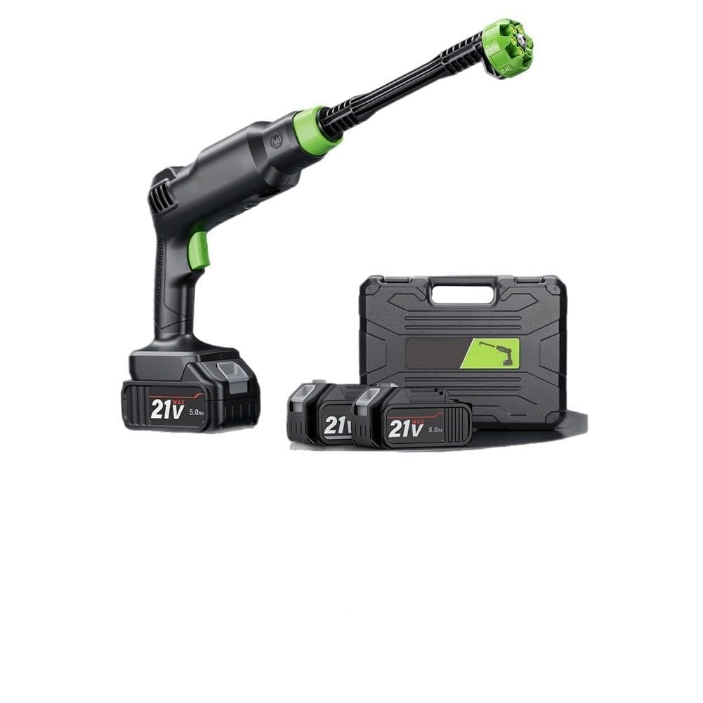 Idropulitrice wireless, rondella portatile per auto, pistola ad acqua ad alta potenza, macchina per la pulizia ricaricabile con ugelli per casa e giardino