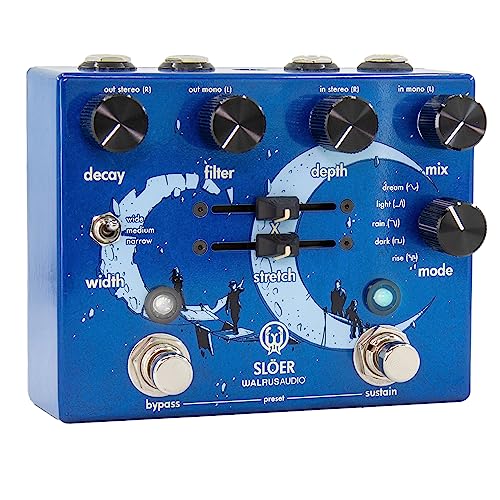 Walrus Audio Slöer Stereo Ambient Reverb Blue pour vos sessions de studio
