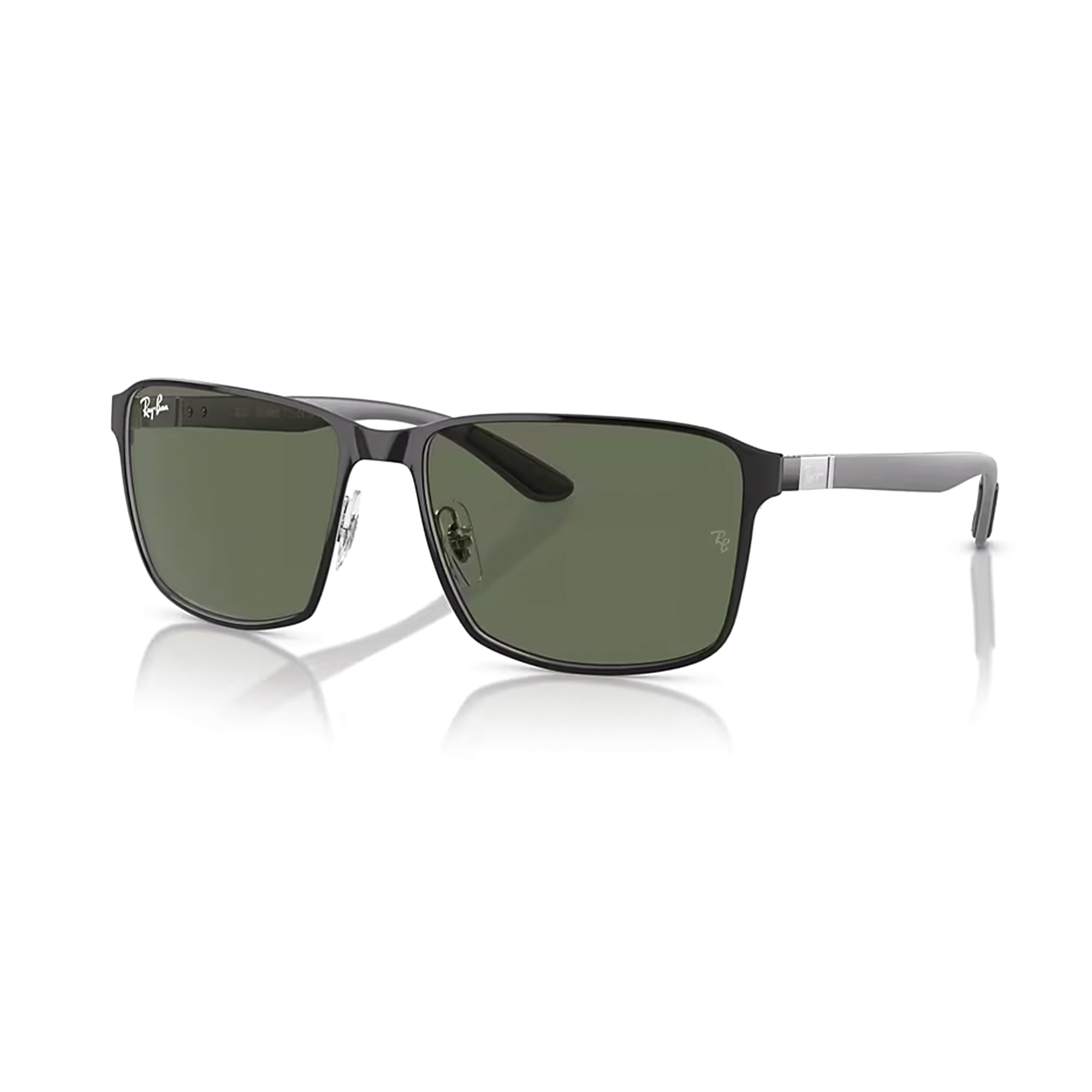 Ray-Ban RB3721 Square Sunglasses for Men for Women +BUNDLE with ACCESSORY EYEWEAR KIT