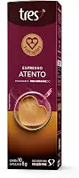 Cápsula de Café Espresso Atento 3 Corações 10 unidades