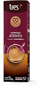 3 Corações Café Espresso Atento TRES - 10 unidades