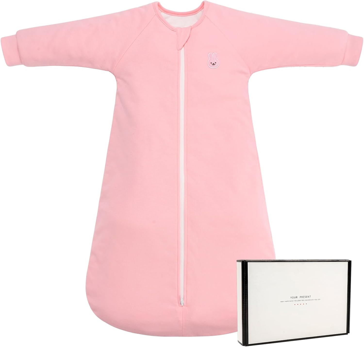 LILBESTIE 2.5 tog long sleeve sleeping bag in pink