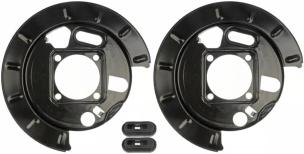 compatible with Compatible with GMC Compatible with Sierra 1500 1999-2006 Brake Backing Plate Rear (Black) 19317QR