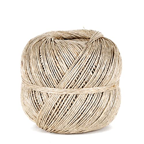 La cordeline Ficelle Lin Naturel Poli 2,3 mm pelote ± 125 m 250 GR 10251