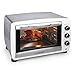 Produktbild Klarstein Omnichef 45W - Mini-Backofen, elektrischer Backofen, 45 Liter Volumen, 4 Einschübe, 2000 Watt Leistung, Oberhitze, Unterhitze, Drehspieß, Timer, Edelstahl, weiß