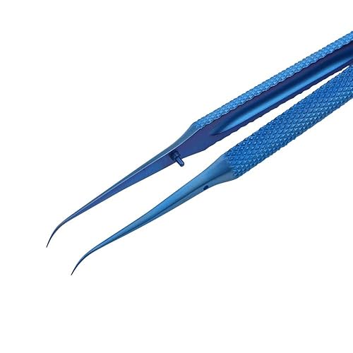 Miniatura 3 de Tvoip Pinzas de aleación de titanio de precisión, pinzas para huellas dactilares, pinzas para componentes electrónicos, herramientas de recolección