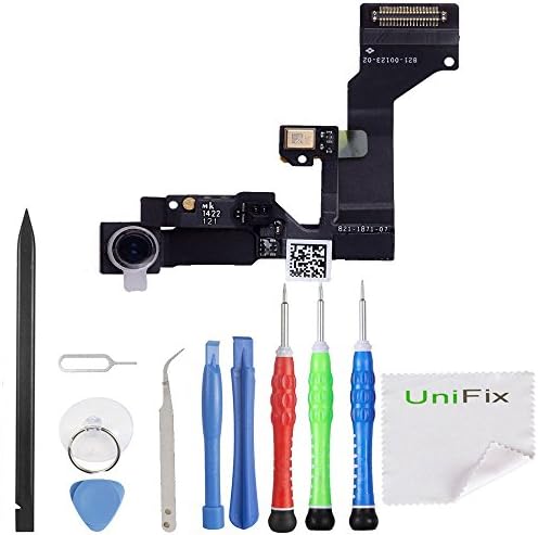 Unifix Front Facing Camera Cam with Proximity Light Sensor Microphone Flex for iPhone 6s 4.7" A1633, A1688, A1700 (All Carriers) + Repair Toolkit