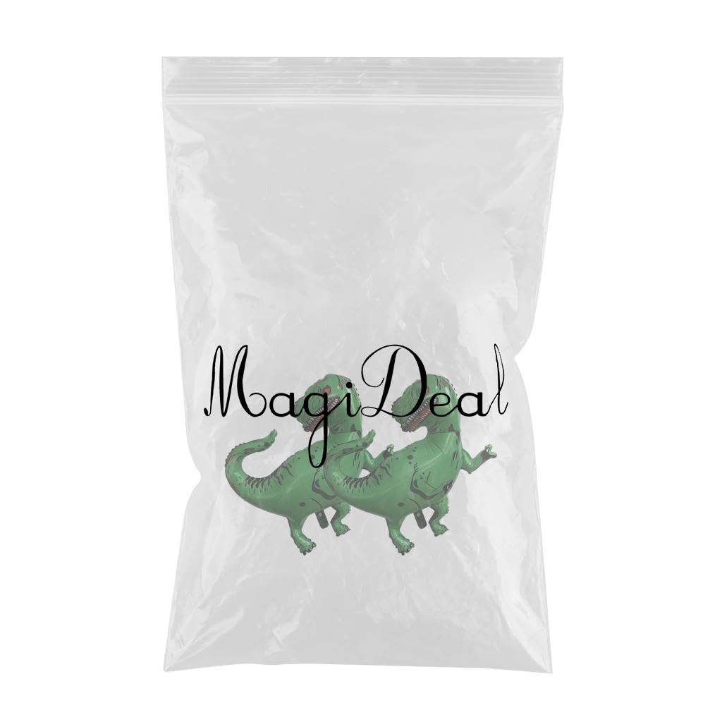 Merishopp 4pcs Dinosaur Inflatable for Party Decoration Birthday Gift Kids Green T Rex-image-16