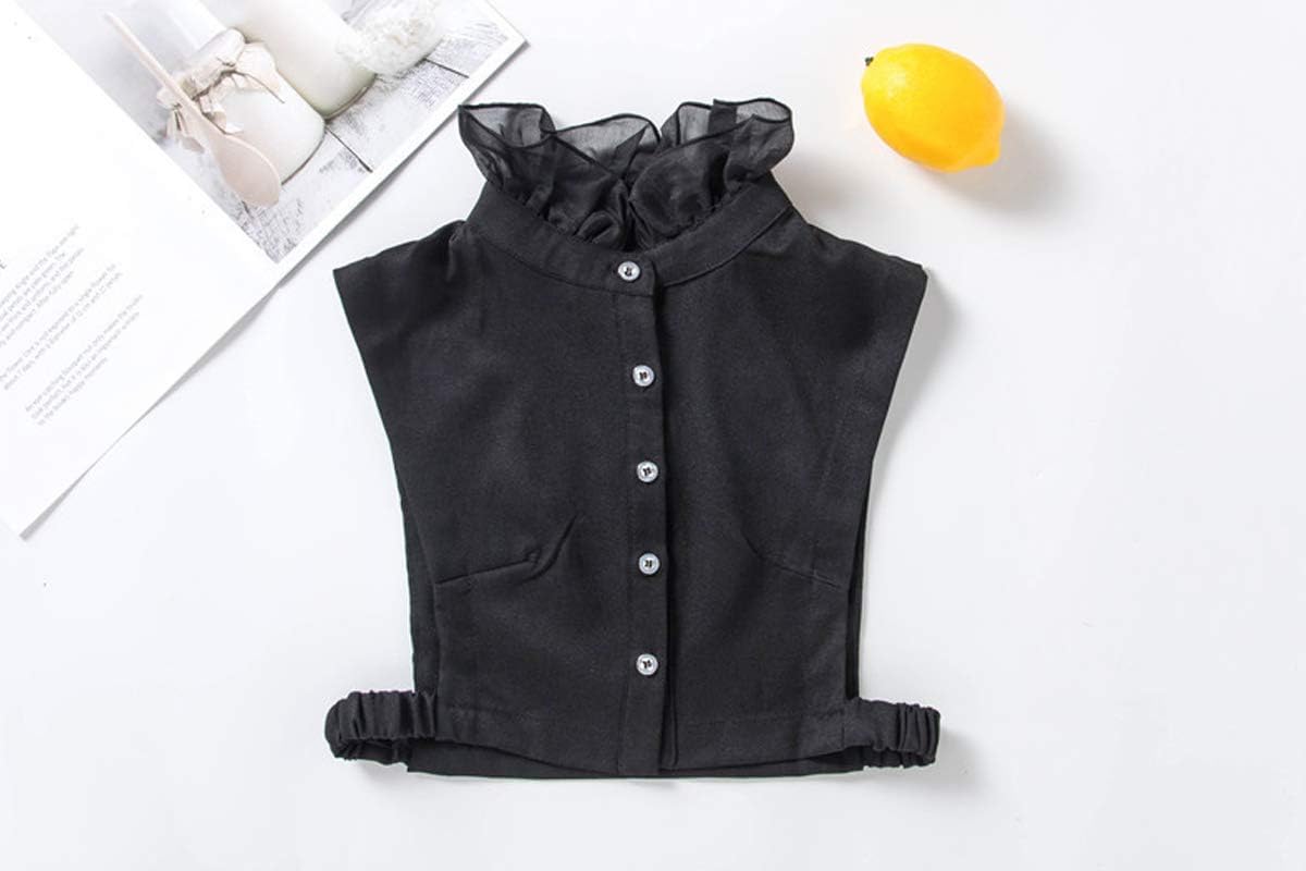 Women’s Half Shirt Blouse Fake Collar Detachable Dickie - Image 2
