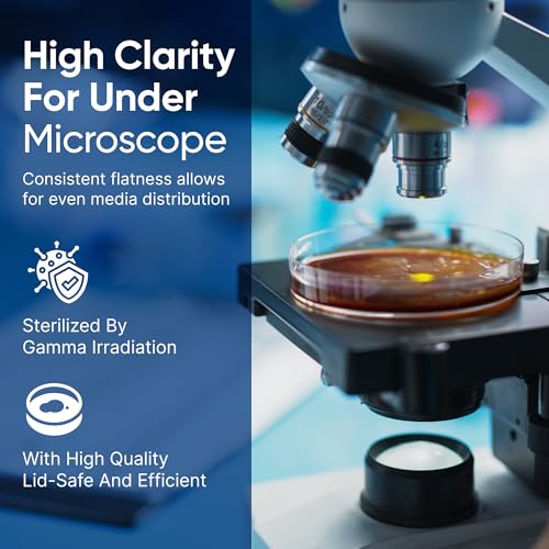 Image of CELLTREAT 100MM X 15MM Petri Dish, SLIPPABLE, STERILE, Clear, 500 /CASE | Clean Handling, Automation Ready, Better Airflow, Even Media, Stable Stacking