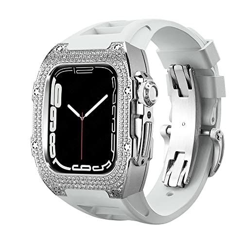 Bracelet Apple Watch 8 45 mm robuste anti-choc en carbone
