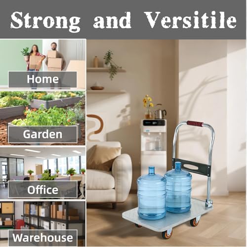 Carretilla plegable resistente, 100kg capacidad miniatura 4