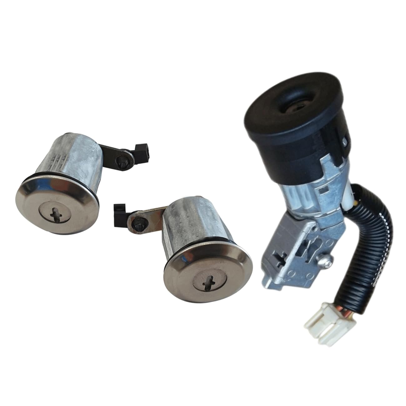 9170.Y8 Cilindro cerradura de puerta 1608746380 compatible con Citroen C1 Peugeot 107 Toyota Aygo Juego de bloqueo del CILINDRO N0501412 N0502200