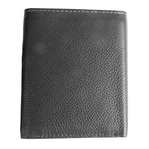 BG(0002698761) RFID Men's Genuine Leather Trifold Wallet3