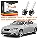 GTMOTO for Lexus IS250 IS350 HID Headlights 2006 2007 2008 2009 2010 2011 2012 2013 2014 2015 Low Beam with D4S Xenon Bulb Only, IS 250 350 AFS Headlamp 35W OEM 90981-20024, 6000K White Light, 2-Pack