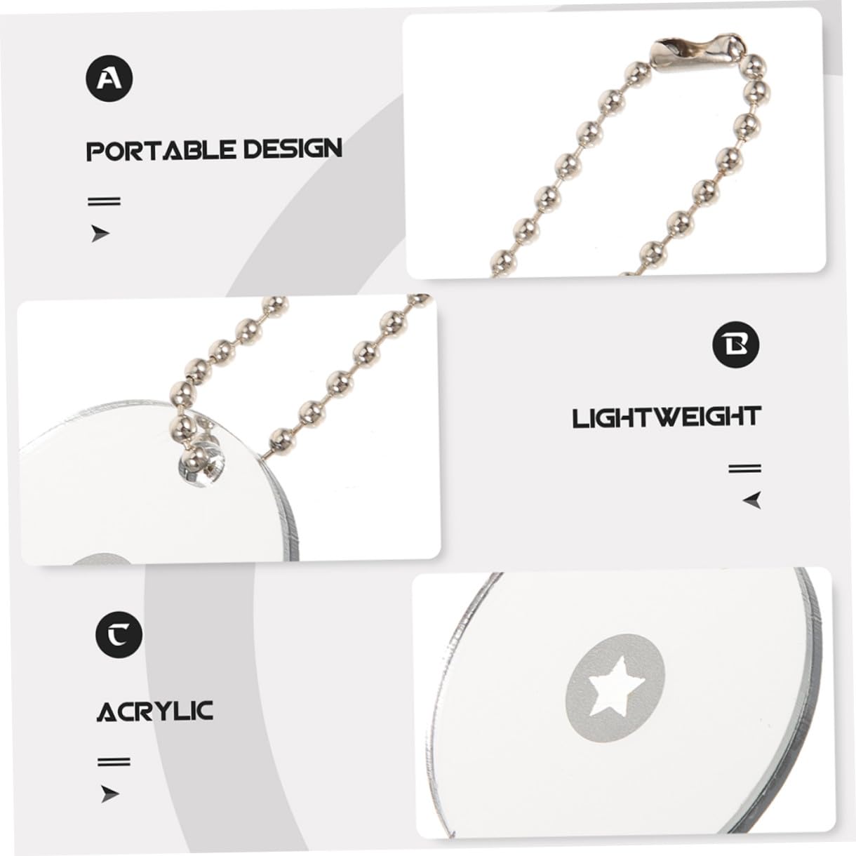 Mipcase 4 Ensembles Lumière du Jour Signal Miroir Camping Supply Bank Lumières De Camping Randonnée Sifflet Sifflet De Sécurité Essuie-Glace Torche Signal Extérieur Miroir 2 pièces * 4