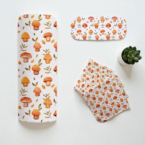 Image of NEW COMERS Baby Muslin Cloth Set | 6 Pcs Double Layered Pure Cotton Swaddle Wrap | Soft & Absorbent Baby Burp Cloth & Reusable Washcloth Towels, White (SBW 06)