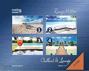 Chillout & Lounge (Vol. 1-4) - Gemafreie Hintergrundmusik (Jazz, Chillout, Ambient & Piano Lounge) 4 CD - Edition