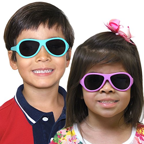 Top Flyer 2 Pack– Baby, Toddler's First Sunglasses for Ages 1-2 Years3