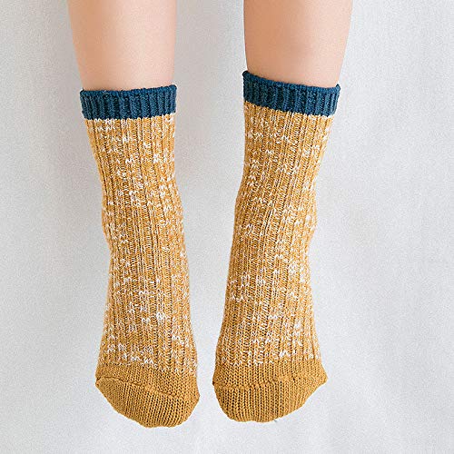 Baby Boys Girls Socks - 3 Pairs Toddler Thick Warm Seamless Chunky Knit Cotton Socks Kid Cotton Crew Socks (M(3-5Y), Boys) #TOP3