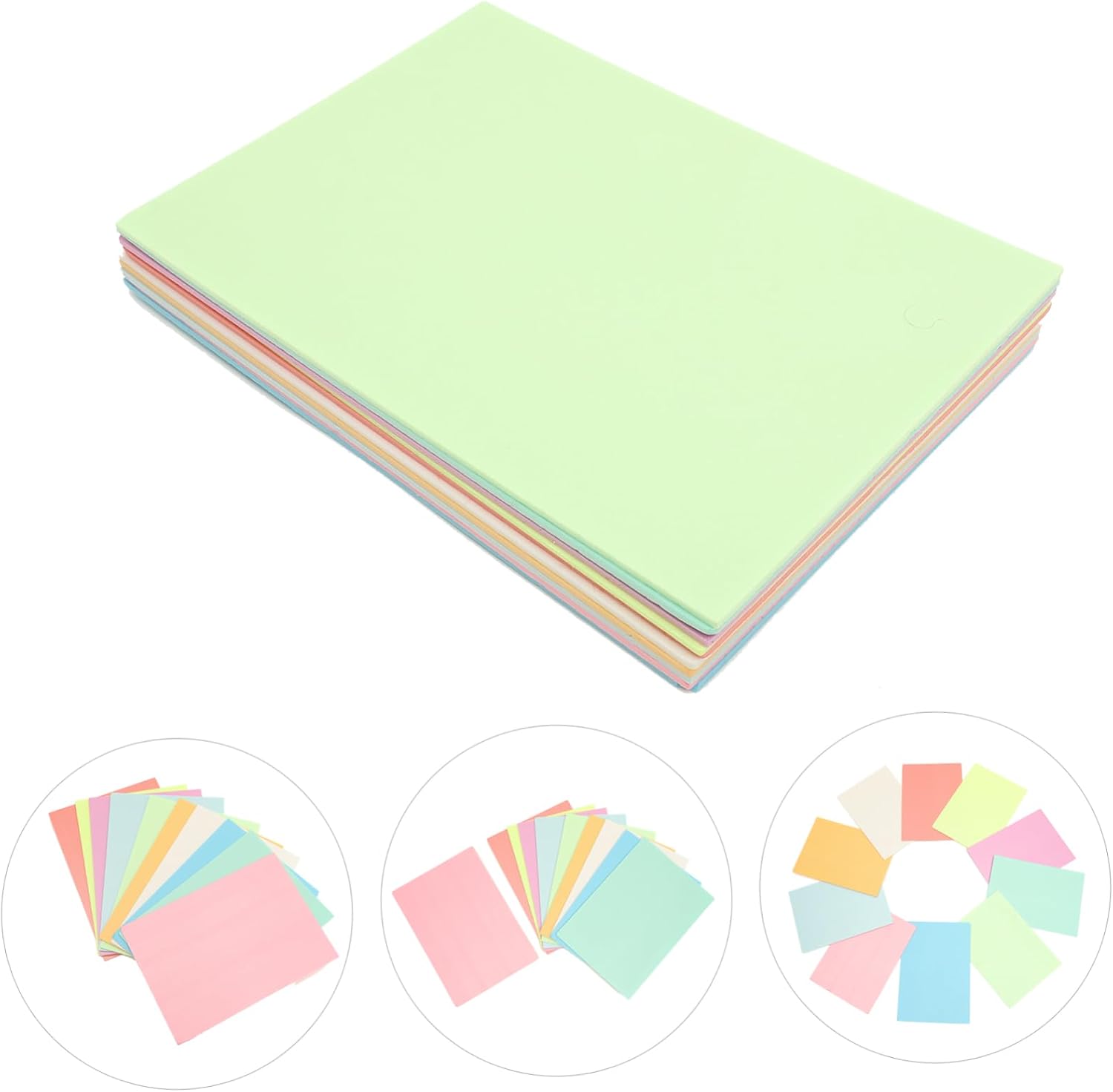 Ciieeo 10sheets Foam for Crafting and Printmaking Cuttable Sheets for Art Projects for Handicrafts Classroom Activities and Creative Exploration