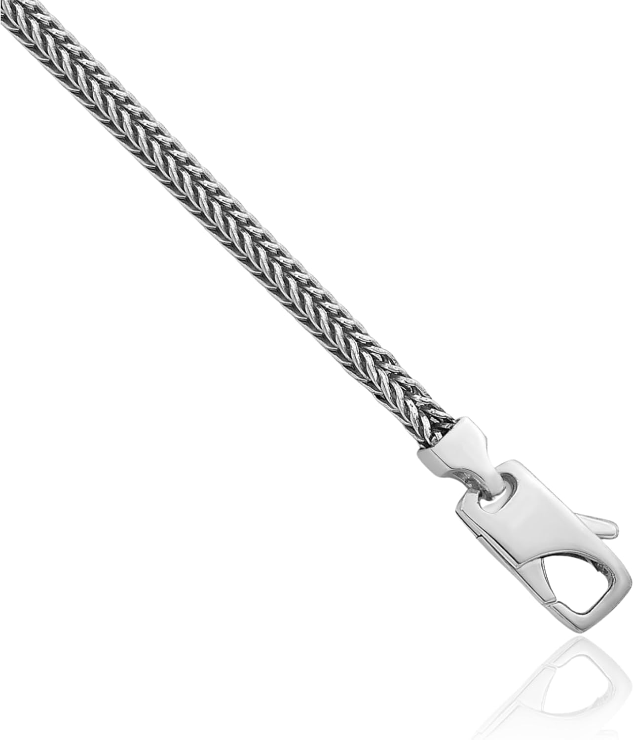 IceCarats 925 Sterling Silver 3mm Franco Chain Necklace Polished