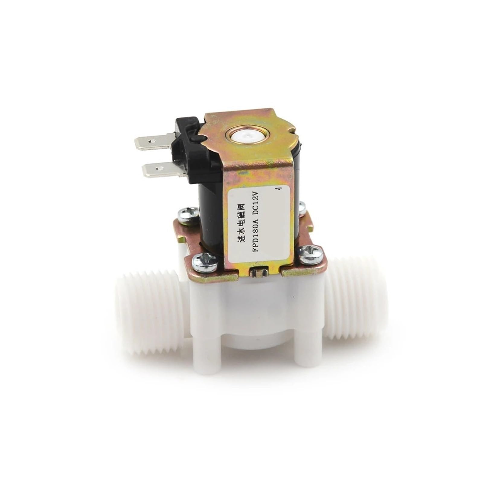 Válvula de agua de 12V para riego automático y acuarios de 1/2