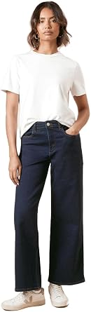 Dorothy Perkins Womens Wide Leg Denim Jeans