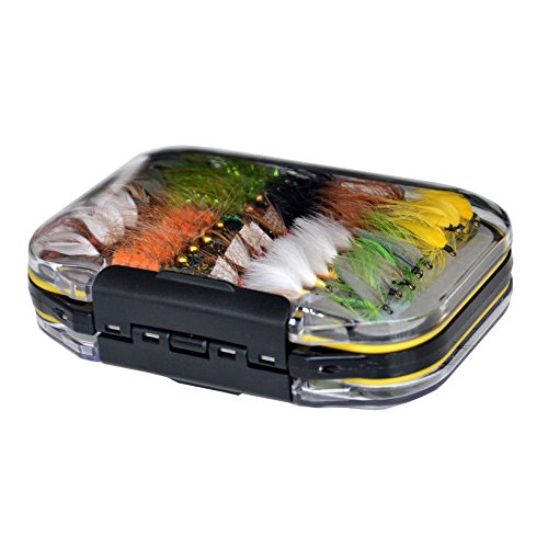image for Outdoor Planet Double Side Waterproof Pocketed Fly Box Packed with 100