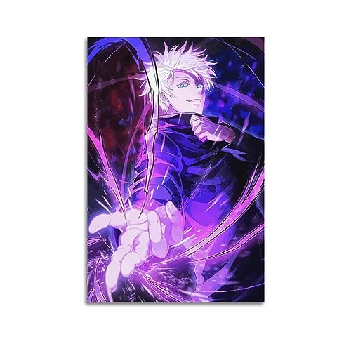 VZRSQZK Comic-Buch-Serie Zaubersprüche Rückkehr Gojo Satoru Poster - Dekorative Malerei Leinwand Wandkunst, Moderne Familie Schlafzimmer Dekor 40 x 60 cm VZRSQZK Comic-Buch-Serie Zaubersprüche Rückkehr Gojo Satoru Poster - Dekorative Malerei Leinwand Wandkunst, Moderne Familie Schlafzimmer Dekor 40 x 60 cm