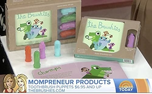 The Brushies 101071 Chomps The Dino Toddler Toothbrush/Dental Item/Youth Tooth & Gum Care/Ages 4 Weeks To 4 Years thumb #7