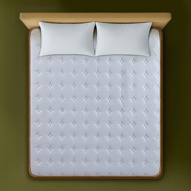 Image of Springfit Club Class Natura Mattress with Pocket Spring and Aerosleep Memory & HR Foam | 6 Inches Double Size (72x48x6) | Medium Soft | CertiPUR-US & Certiguard Technology