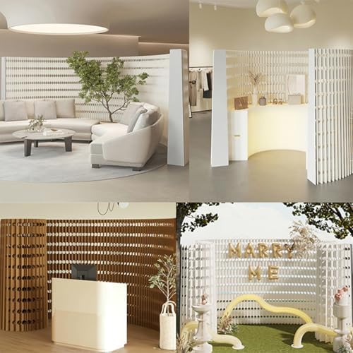 Retractable Folding Room Divider - No Assembly Needed, Portable Privacy Screen for Home Office, Business, and Space Separation Solutions