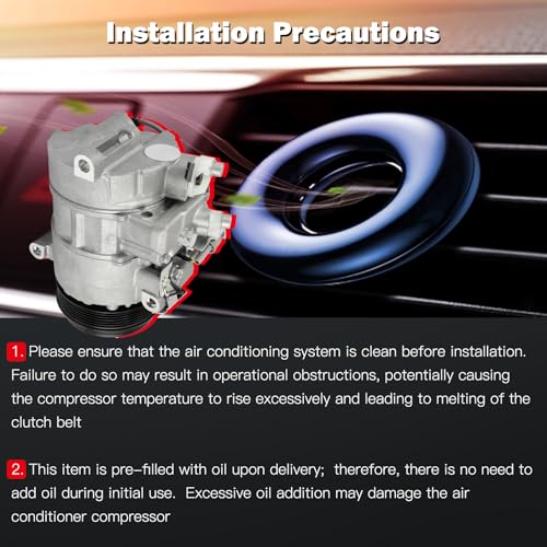 Image of CCIYU AC Compressor w /Clutch for Mercedes-Benz CLS400 3.0L 2015-2017