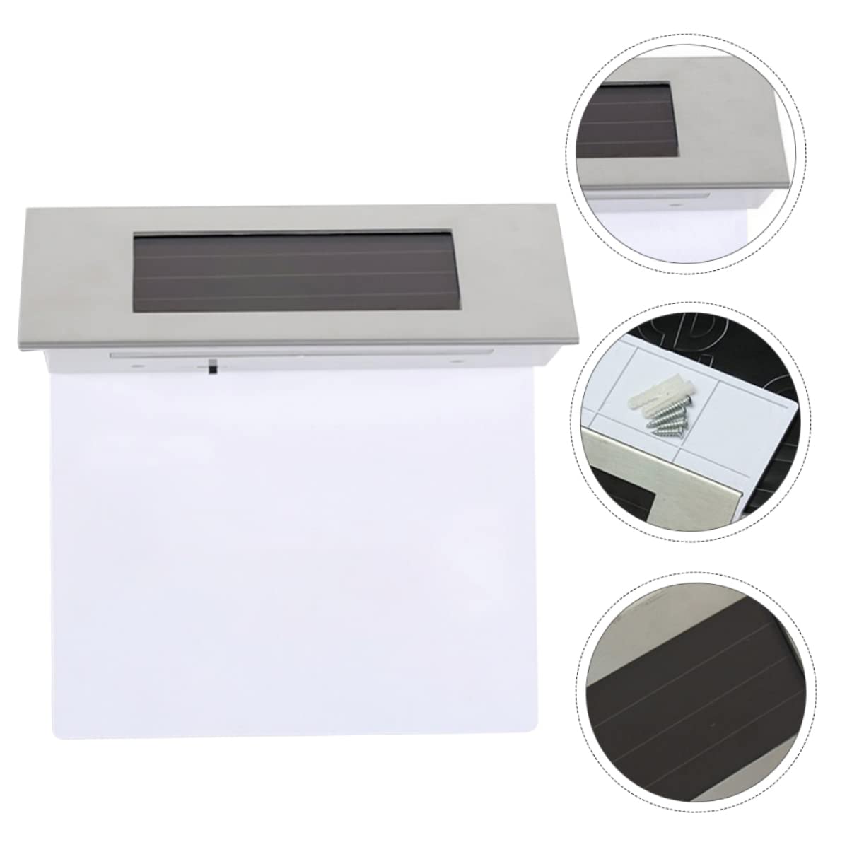 Holibanna 2 Pezzi Di Luce Solare Per Porta Numeri Civici Luce Solare Per Casa Indirizzo Retroilluminato Lampada Da Parete Lampada A Induzione Luce Per Porta