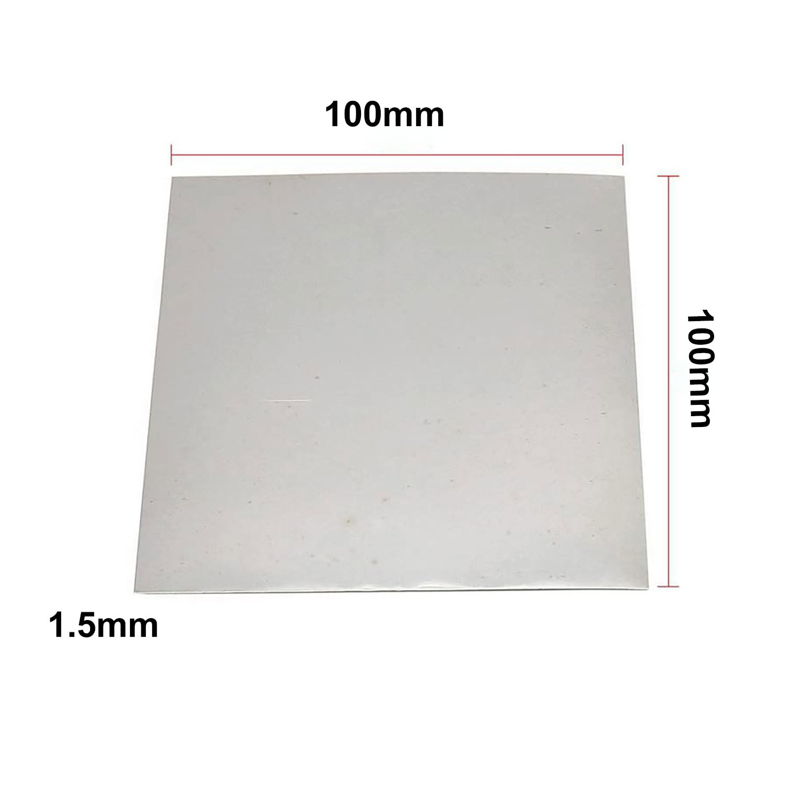 COYOUCO W99.999 High Purity Tungsten Sheet,1PCS,100X100MM,Purity Tungsten Foil Lab Research Development Material,1.5mm