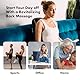 Zen Etna Shiatsu Massage Chair with 4 Deep-Kneading Nodes, Adjustable Full-Back Massage Modes, Soothing Heat, Aromatherapy, Auto Shutoff & Easy Storage for Home & Office Use