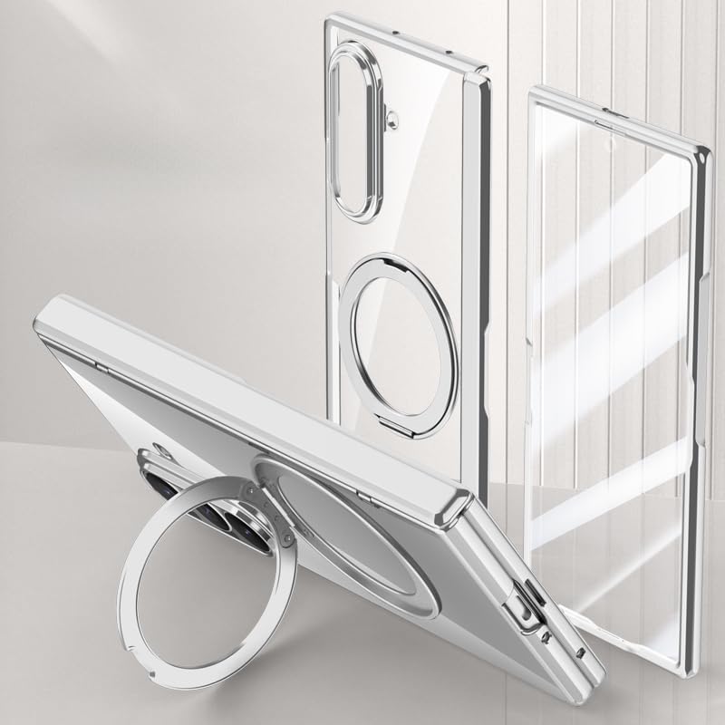 Coque transparente Samsung Z Fold 7 protection intégrale support réglable
