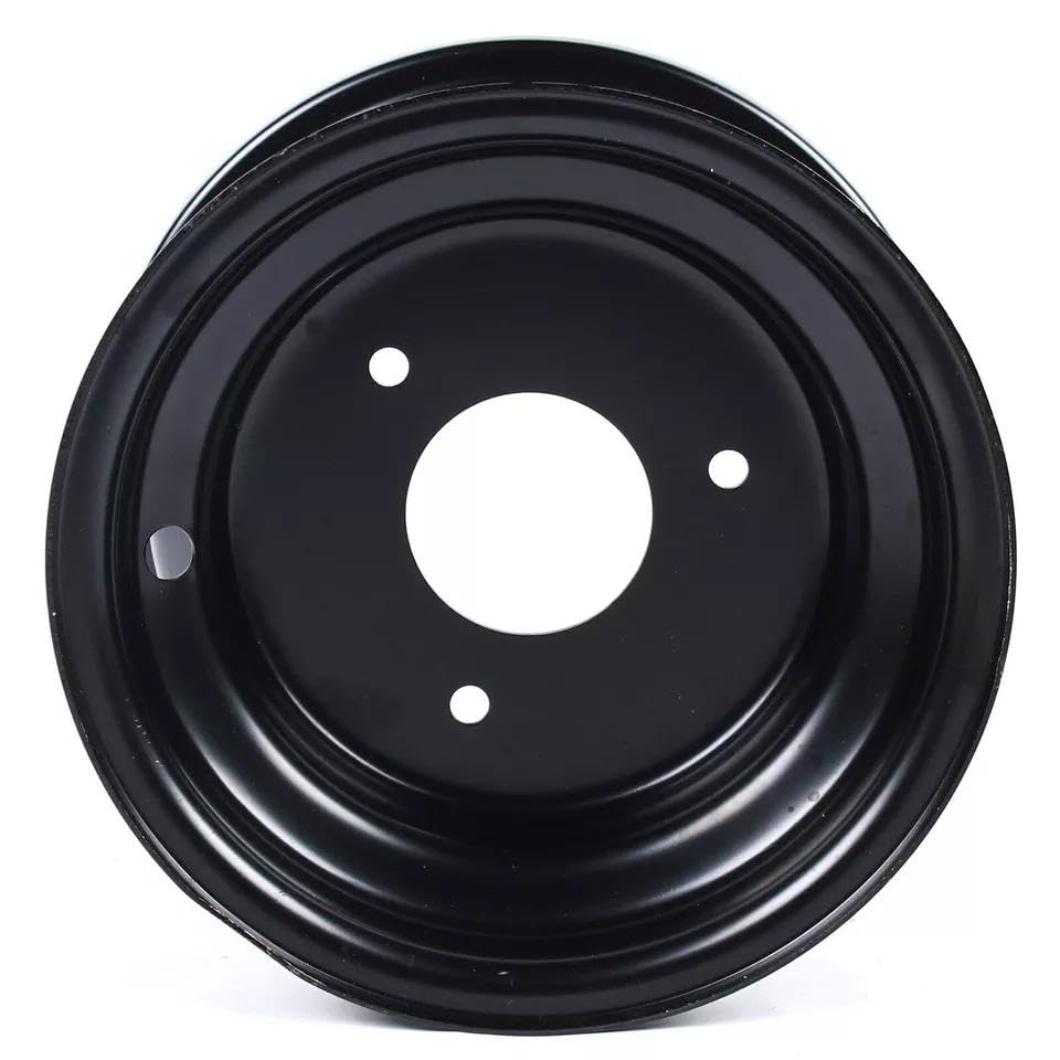 125cc ATV Wheel Tire Rim, 7 inch 3 Lug 3 Holes Wheel Hub for 16x8-7 Tire ATV 110cc 125cc Quad Go Kart Taotao Coolster Direct Replacement (7'' ATV Wheel Rim)