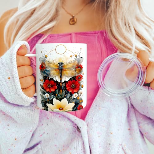Vaso Térmico Loftipop Floral Dragonfly 12oz con Tapa miniatura 3